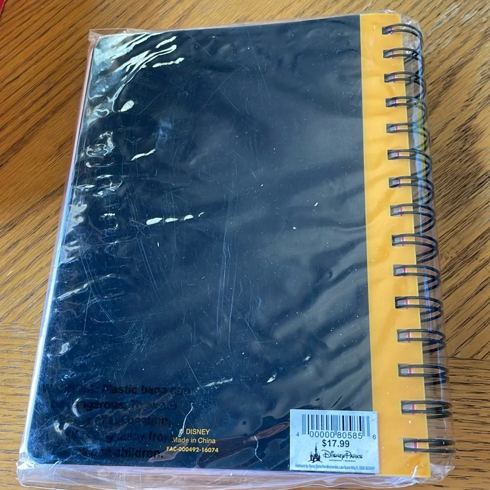 Disney Parks Mickey Mouse Notebook 7 3/4” x 5 3/4”